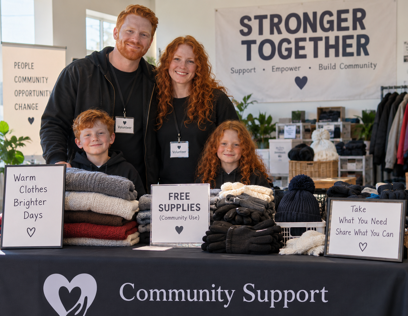 Support services and donations